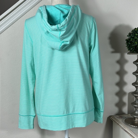 Made for Life PM Green Striped Hoodie Jacket - Picture 9 of 15